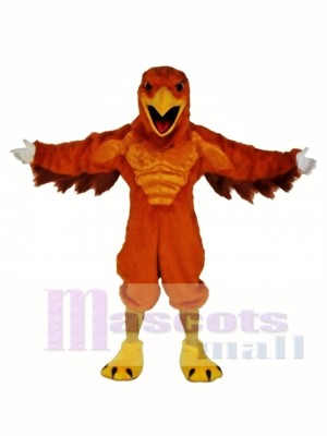 Cute Mighty Golden Eagle Mascot Costume Animal