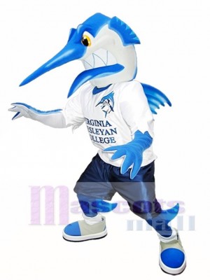 Cute Swordfish Mascot Costume Fish Mascot Costumes Animal