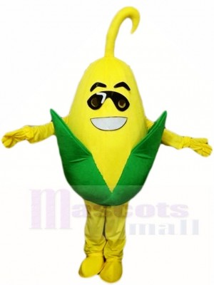 Corn Maize with Sunglasses Mascot Costumes Plant Grain