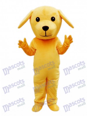 Yellow Dog Mascot Costume Animal 
