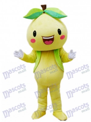 Yellow Pomelo Shaddock Grapefruit Mascot Costume