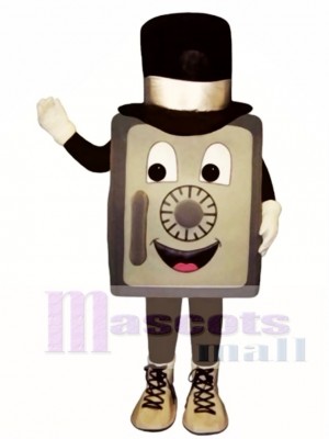 Safe with Top Hat Mascot Costume