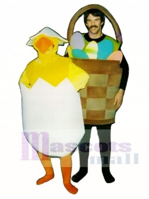 Basket of Eggs Mascot Costume