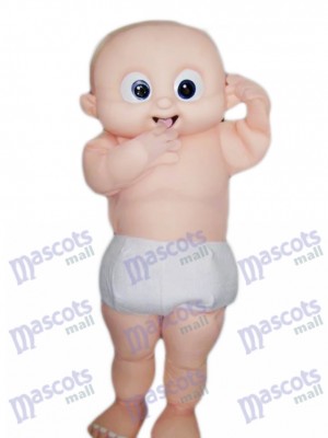 Big Eyes Baby Mascot Costume Cartoon 