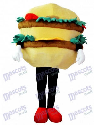 Hamburger with Cheese Mascot Costume