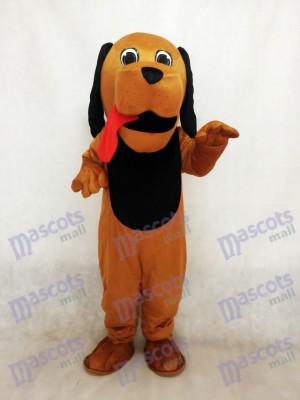 Red Tongue Hound Dog Mascot Costume