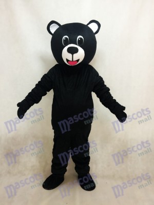 New Black Lucky Bear Mascot Costume