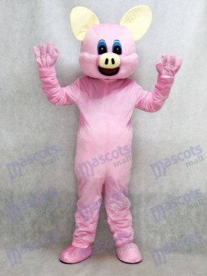 Pink Pig Mascot Adult Costume Animal 