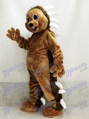 Brown Porcupine Mascot Costume Animal