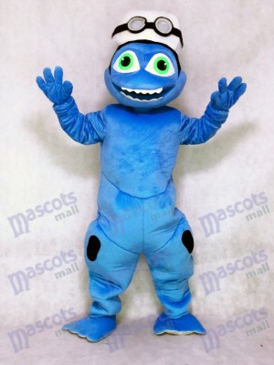 Cute Crazy Frog Mascot Costume Fancy Dress Outfit Animal 