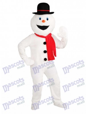 Snowman Mascot Costume Christmas Xmas