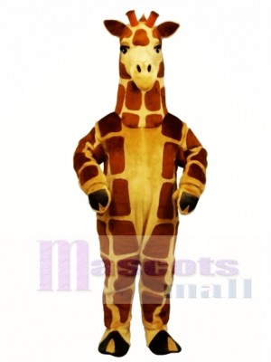 Cute Realistic Giraffe Mascot Costume Animal