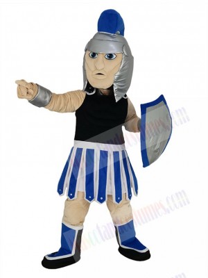 Blue Knight Mascot Costume People