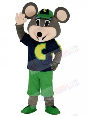 Chuck E. Cheese Mascot Costumes Fast Food Promotion Cheerleaders