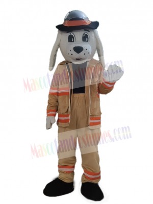 Cute Brown Sparky the Fire Dog Mascot Costume Animal