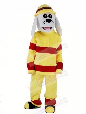 New Sparky the Fire Dog Mascot Costume Cartoon	