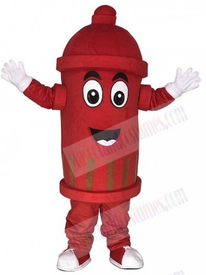 Red Public Utilities Fire Hydrant Mascot Costumes