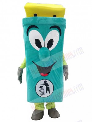 Green Environment Protection Waste Ash Bin Mascot Costume Cartoon