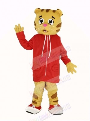 Daniel Tiger with Red Coat Mascot Costume