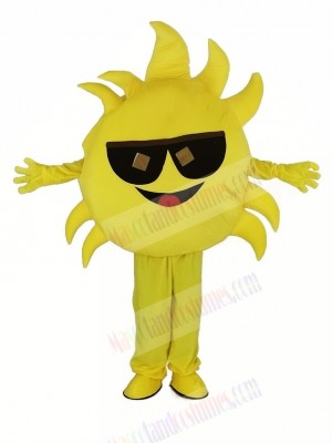 Mr. Sunshine Mascot Costume Cartoon	