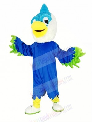 Royal Blue Head Bird Mascot Costume Animal