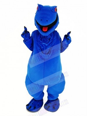 Blue Lizard Mascot Costume Animal