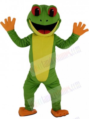 Green Tree Frog Mascot Costumes Animal 