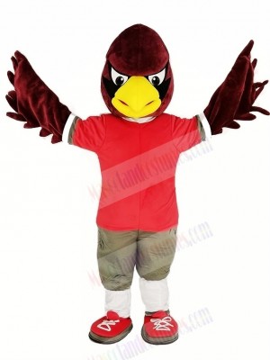 Cool Red Eagle Mascot Costume Animal