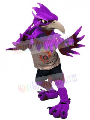 Purple Phoenix Bird Mascot Costume Animal