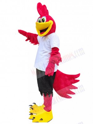 Red Roadrunner Bird Mascot Costume For Adults Mascot Heads
