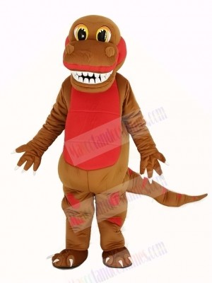 Funny Brown Dinosaur Mascot Costume Animal