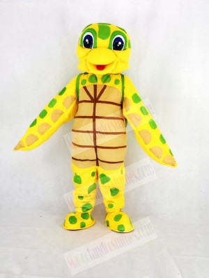 Cute Sea Turtle Mascot Costume Cartoon	