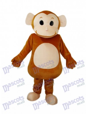 Big Head Monkey Mascot Adult Costume