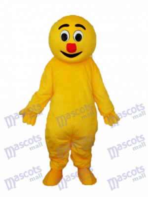 Yellow Monster Mascot Adult Costume Cartoon Anime