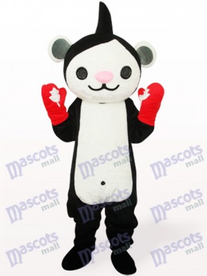 Black Miga Anime Adult Mascot Costume