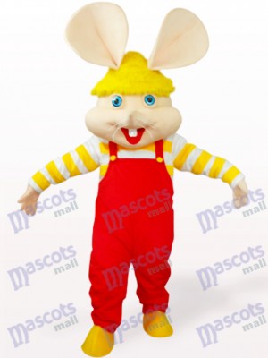 Red Big Face Mouse Animal Mascot Costume