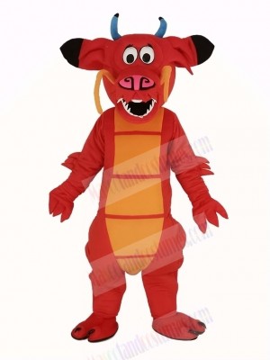 Red Legendary Dragon Mascot Costume Animal