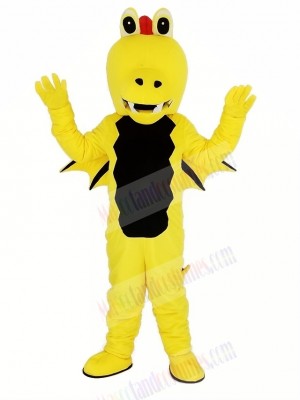 Yellow Thorn Dragon Mascot Adult Costume