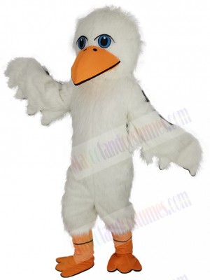 White Seagull Bird Mascot Costume Animal