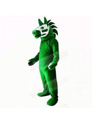 Green Trojan Horse Mascot Costumes Adult