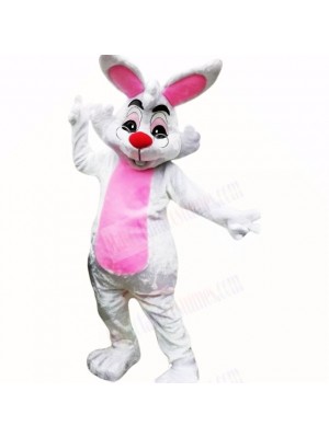 Smiling Glasses Easter Bunny Mascot Costumes Cheap