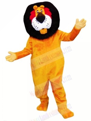 Funny Orange Lion Mascot Costumes Adult