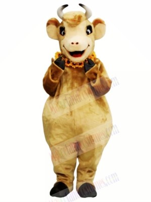 Female Brown Cow Mascot Costumes 