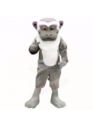 Grey White Monkey Mascot Costumes Adult