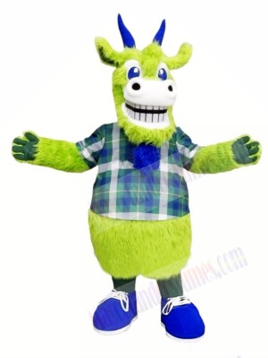 Green Goat Mascot Costumes 