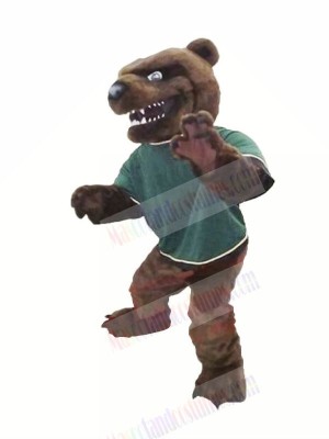 Fierce Brown Bear Mascot Costumes Cartoon