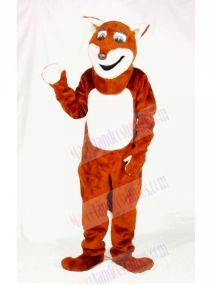 Happy Fox Mascot Costumes Adult