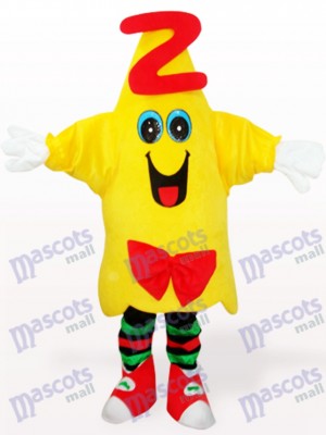 Yellow Star Doctor Cartoon Adult Mascot Costume