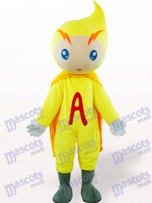 Yellow Volt-Ampere Cartoon Adult Mascot Costume