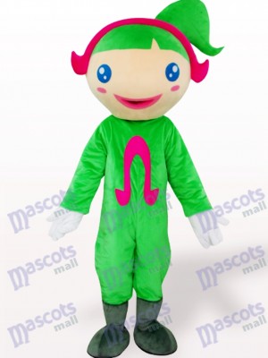 Green Ohm Cartoon Adult Mascot Costume